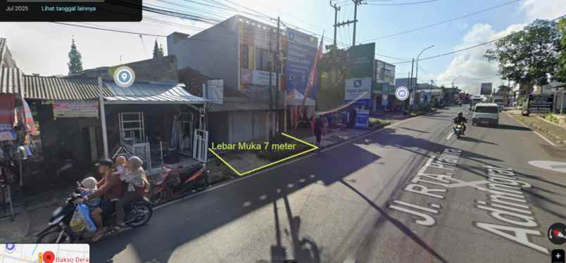 lahan usaha di dekat pasar manonjaya