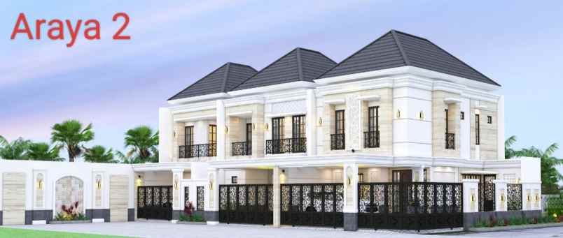 lokasi araya 2 rumah baru gress gaya american classic