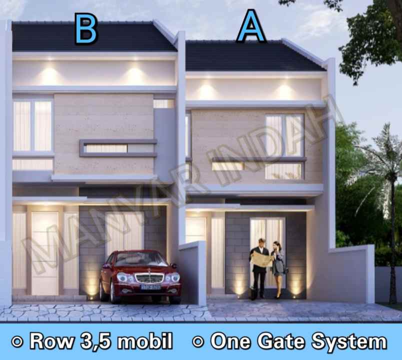 manyar unit a one gate system row 3 5 mobil