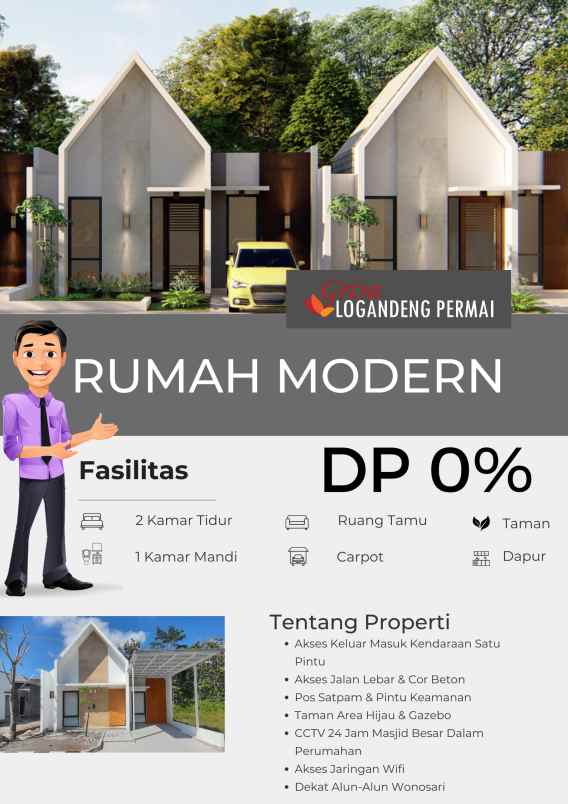 perumahan modern gunungkidul murah