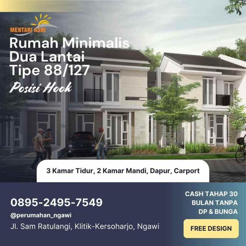 perumahan ngawi murah tanpa bank