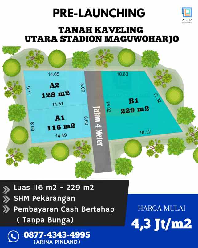 pre launching tanah kaveling dekat stadion maguwoharjo