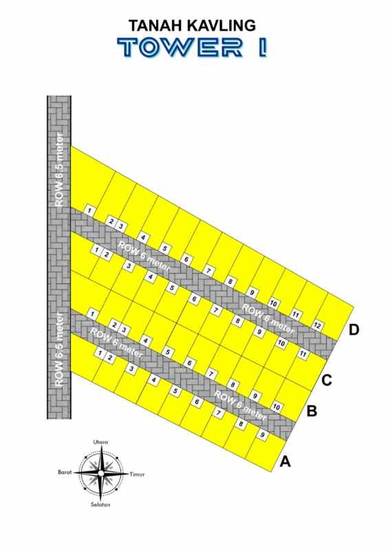 promo tanah kavling tower tirtomoyo pakis malang