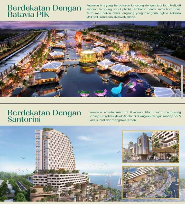 rukan little bangkok plaza pik2 harga perdana