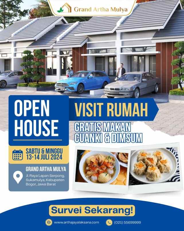 rumah 1 lantai promo open house