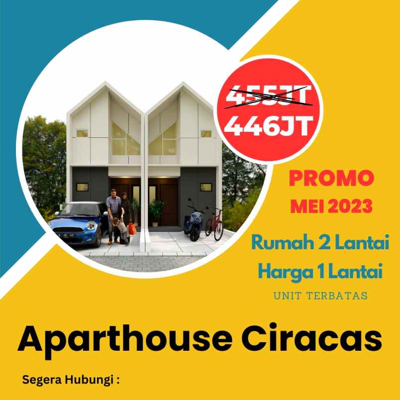 rumah 2 lantai termurah di cibubur jakarta