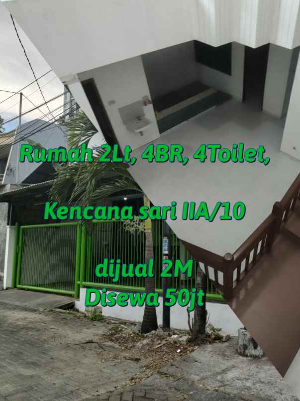 rumah 4br 2 lantai di belakang ciputra world