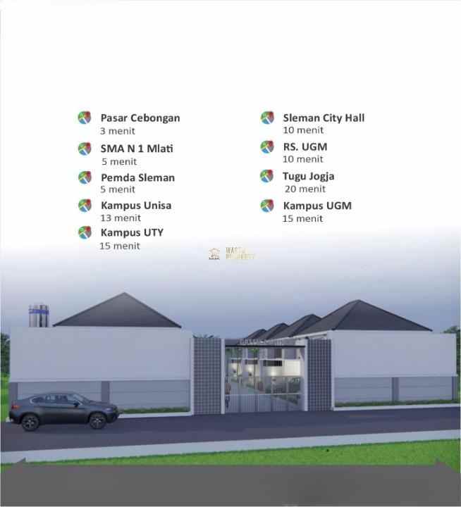 rumah baru desain modern 9 menit ke sleman city hall