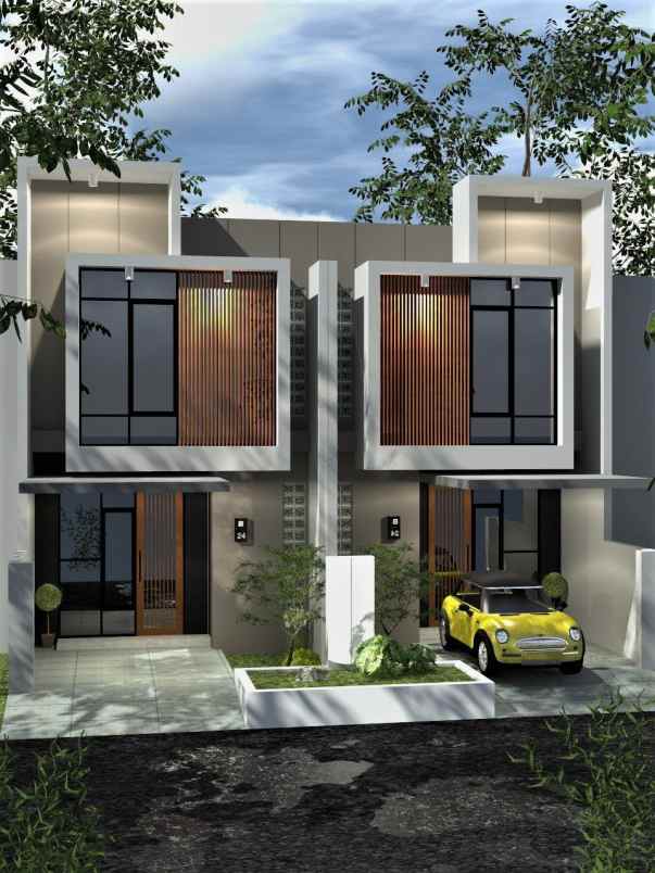 rumah baru gress minimalis modern jl semampir