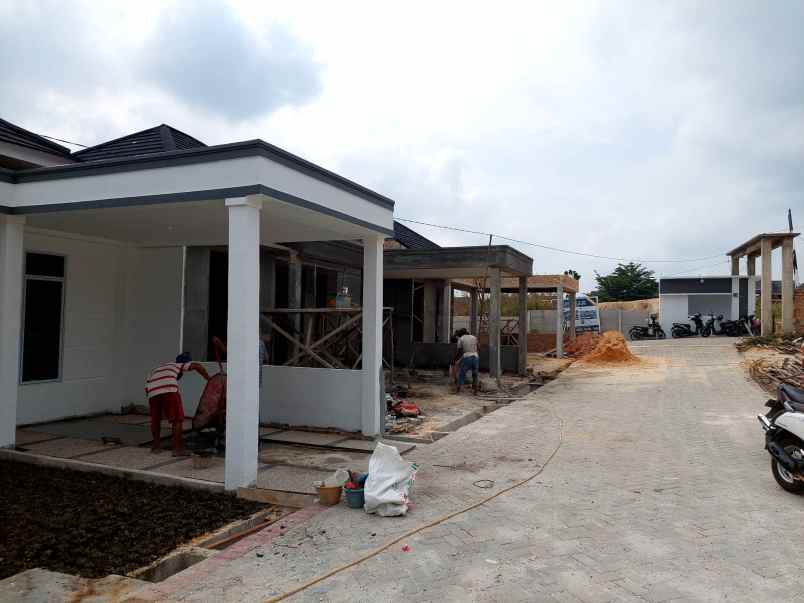 rumah cluster idaman type 45 di jalan delima pekanbaru