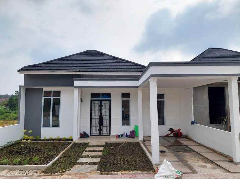 rumah cluster idaman type 45 di jalan delima pekanbaru