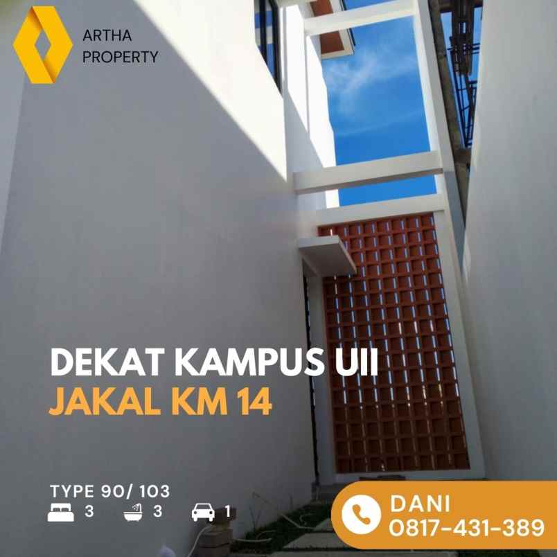 rumah dijual jogja kampus uii jakal kaliurang