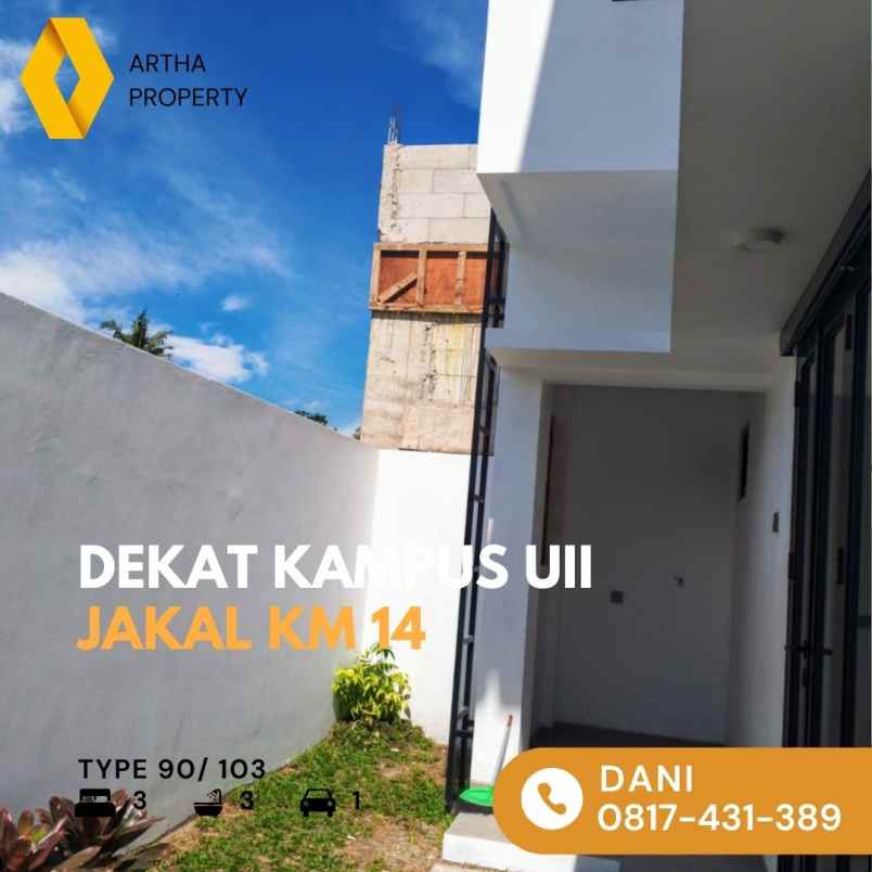 rumah dijual jogja kampus uii jakal kaliurang