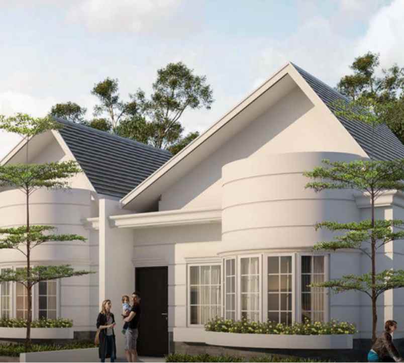 rumah eropa yang minimalis di bandung