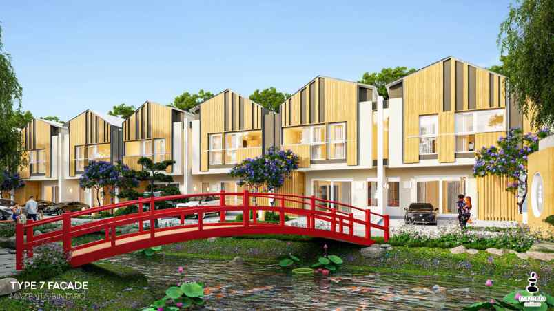 rumah indent mazenta residence 2 lantai bintaro