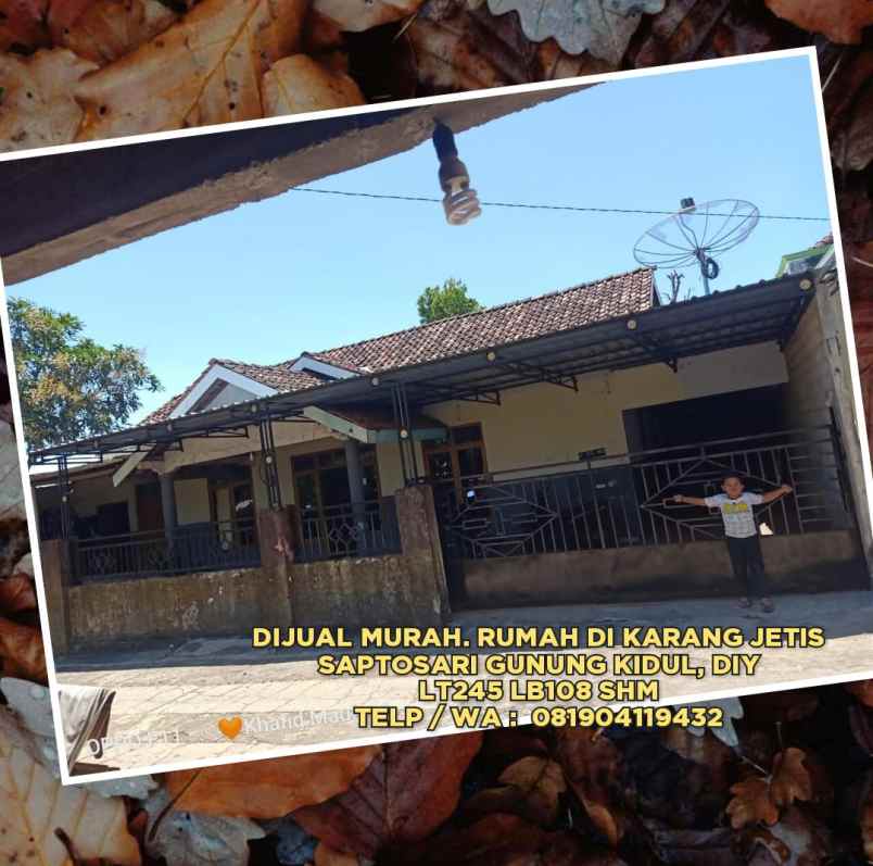 rumah karang jetis saptosari