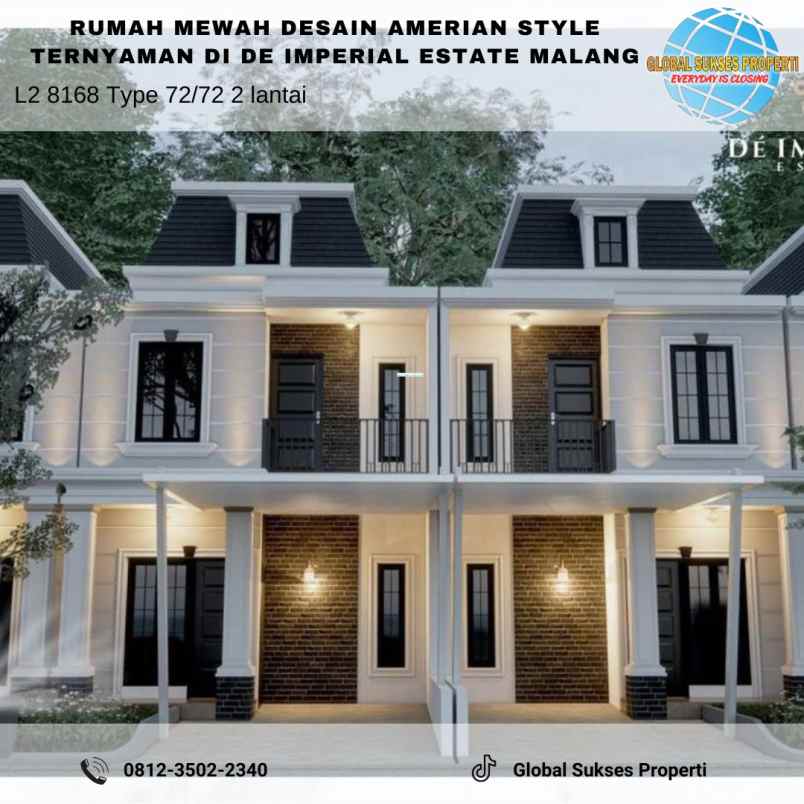 rumah mewah american style di de imperial state