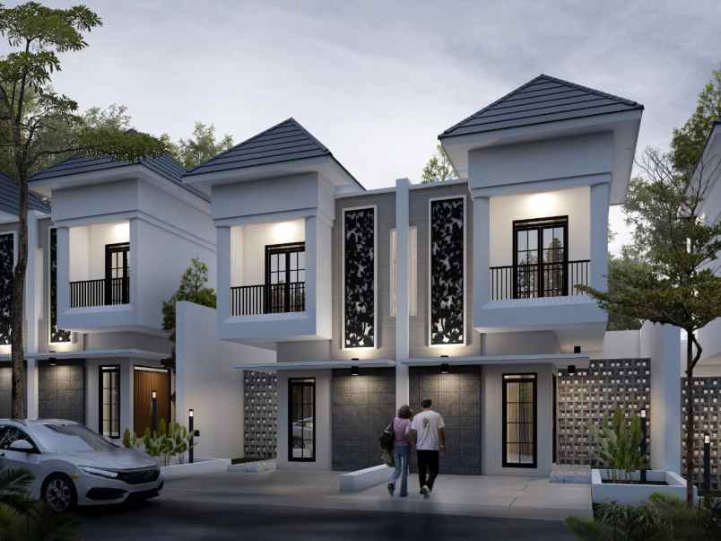 rumah mewah cantik 2 lantai area dau malang