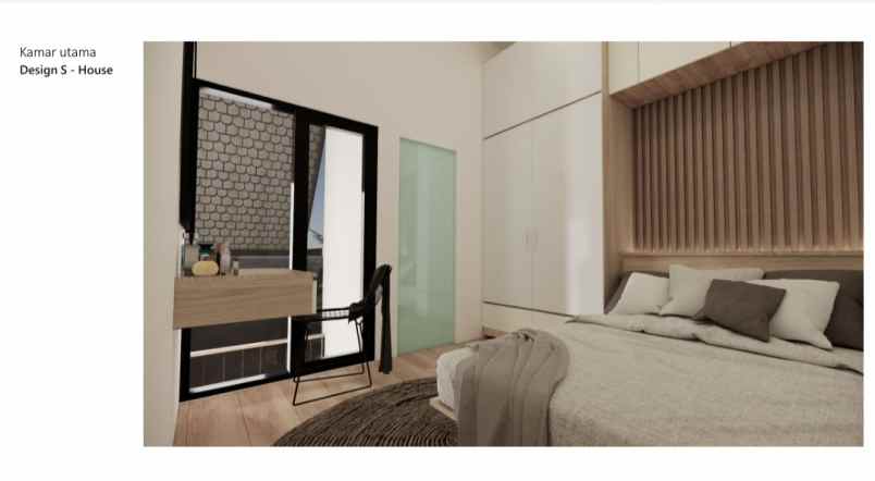 rumah modern minimalis strategis di cirendeu tang sel