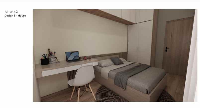 rumah modern minimalis strategis di cirendeu tang sel