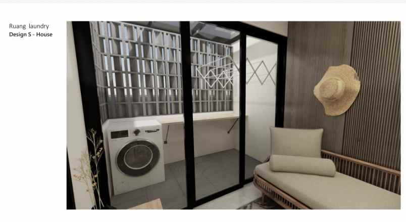 rumah modern minimalis strategis di cirendeu tang sel