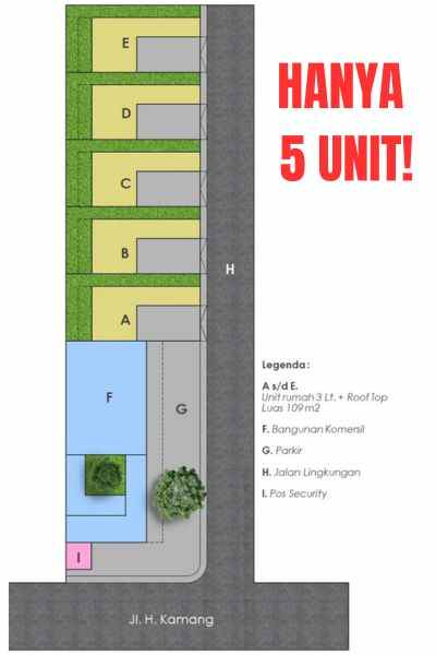 rumah modern tiga lantai di jakarta selatan