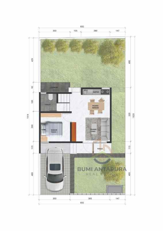 rumah murah mewah di lahan yang luas di wedomartani