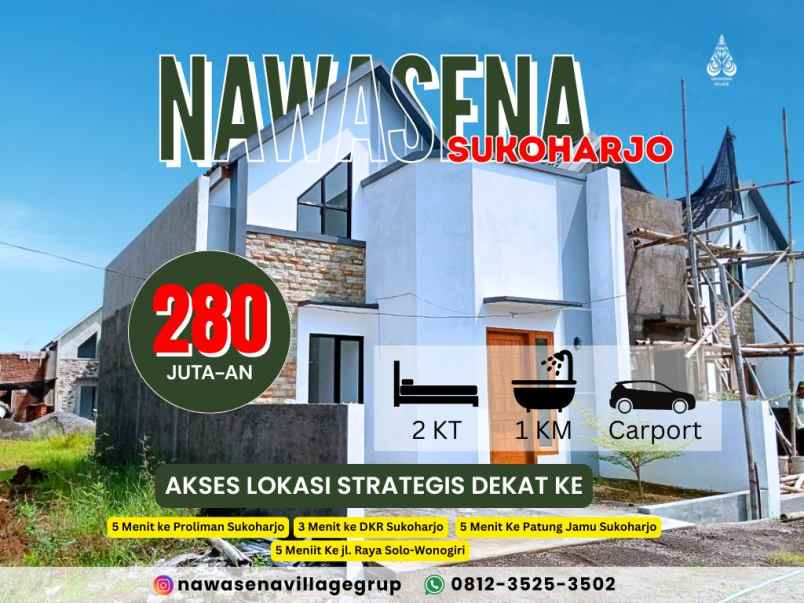rumah murah sukoharjo kota