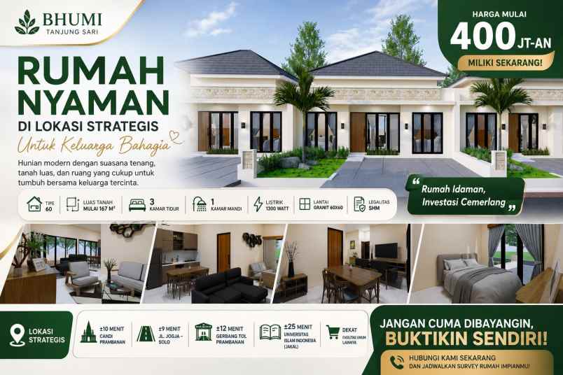 rumah nyaman tanah luas harga masih bersahabat