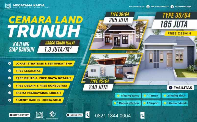 rumah pesan bangun murah di trunuh