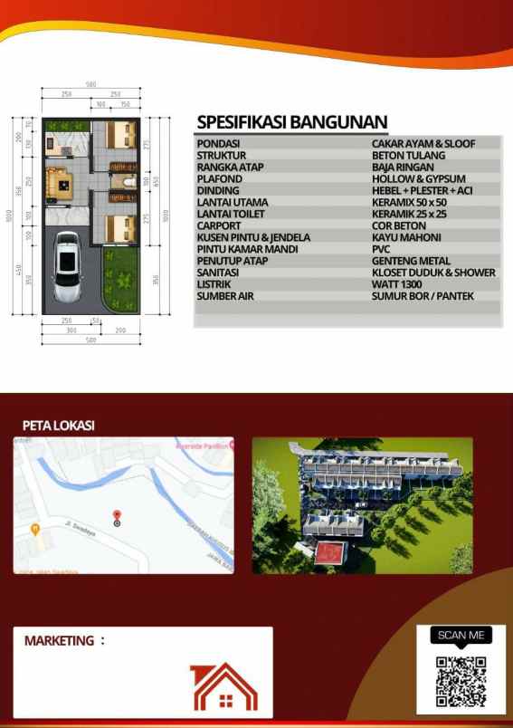 rumah radar auri cimanggis depok