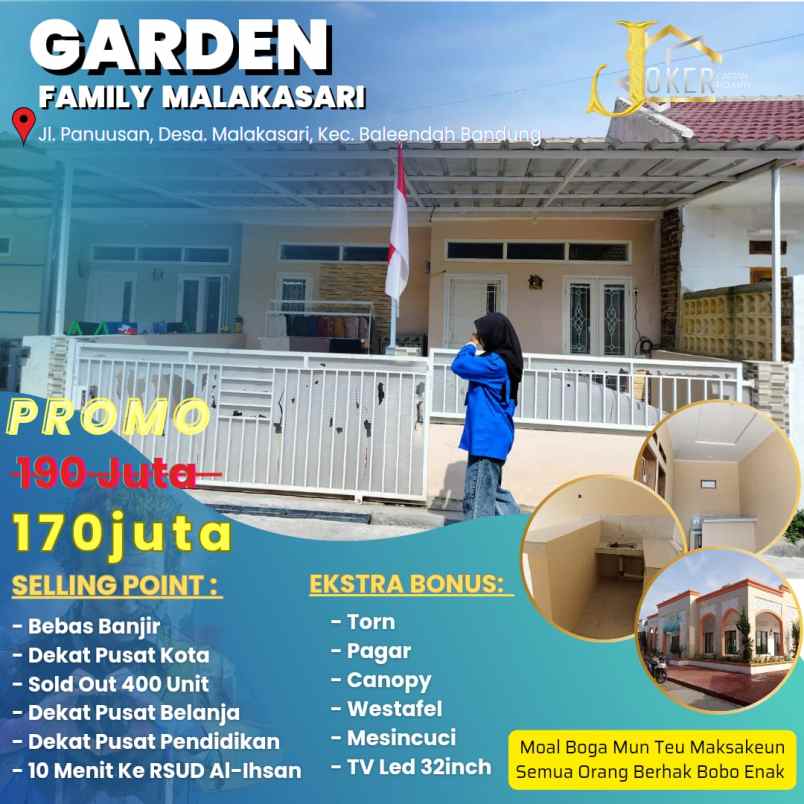 rumah siap huni murah bandung selatan diskon 30jt