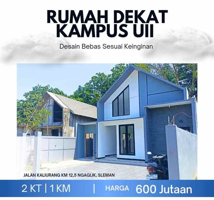 rumah villa di sleman utara dekat kampus uii terpadu