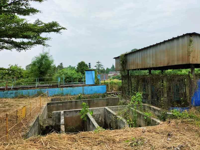 tanah dan bangunan pabrik di gunung sindur