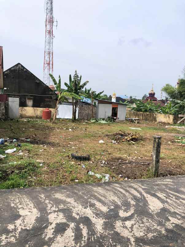 tanah kapling strategis pinggir jalan palembang