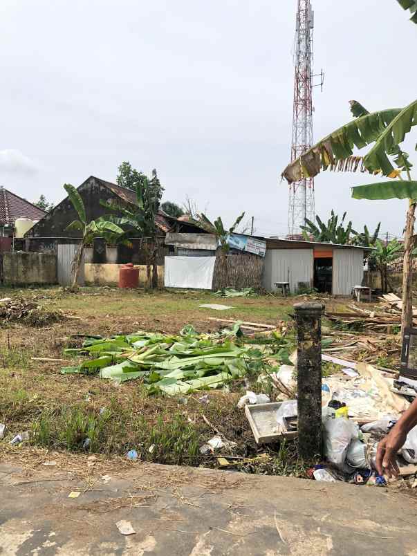 tanah kapling strategis pinggir jalan palembang