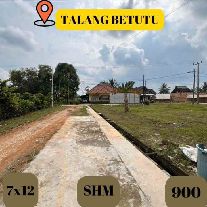 tanah kavling dekat kota talang betutu