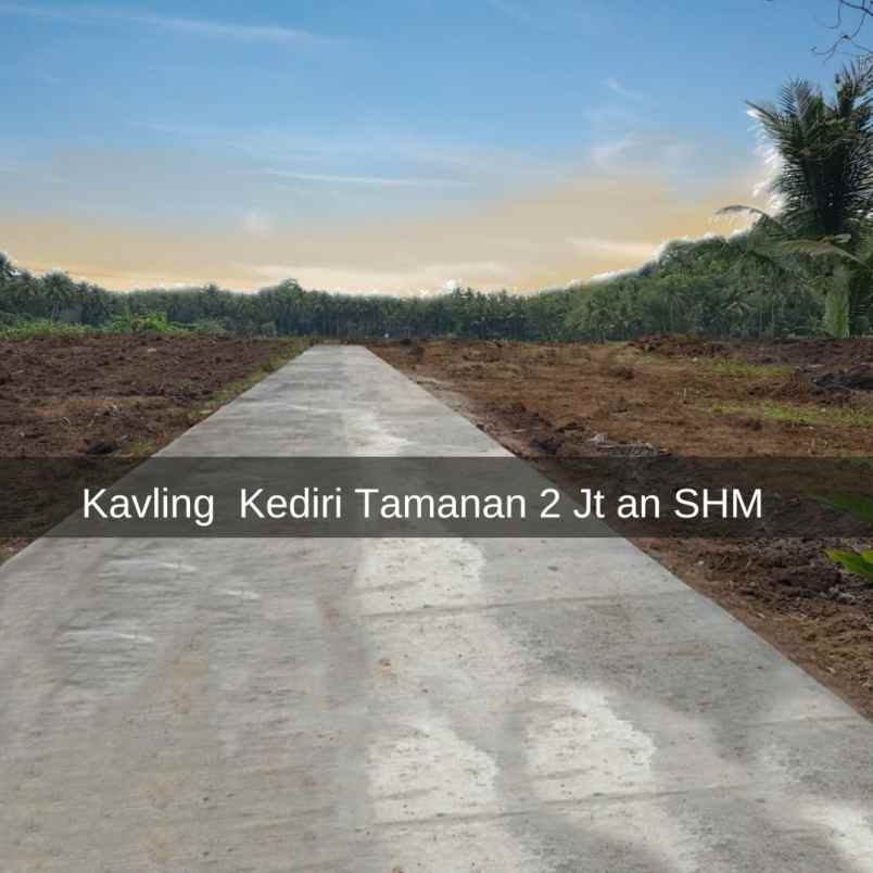 tanah kediri murah 2 jt an shm dekat terminal