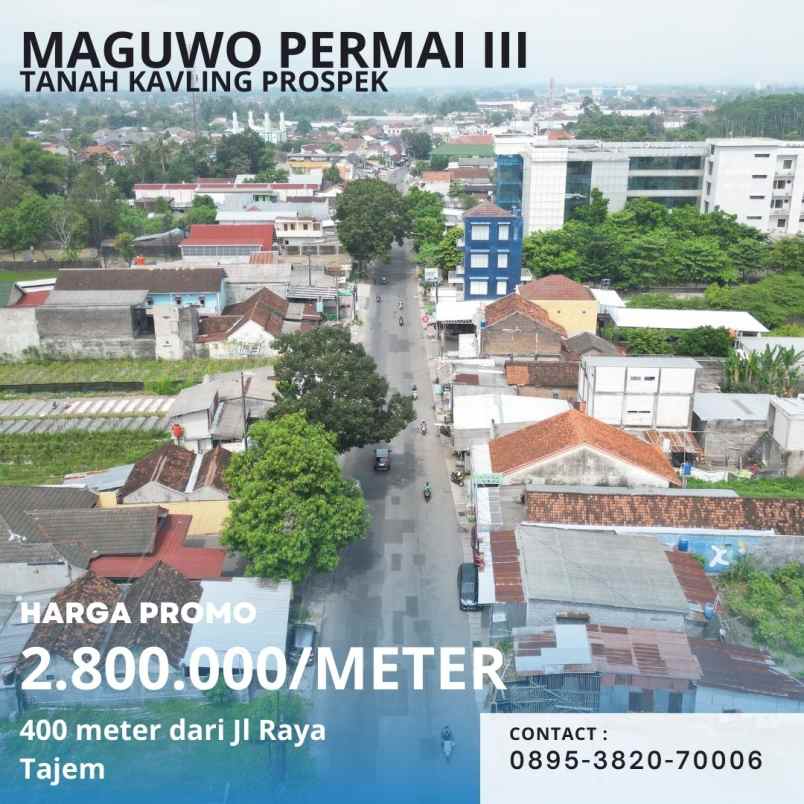 tanah murah 3 menit stadion maguwoharjo