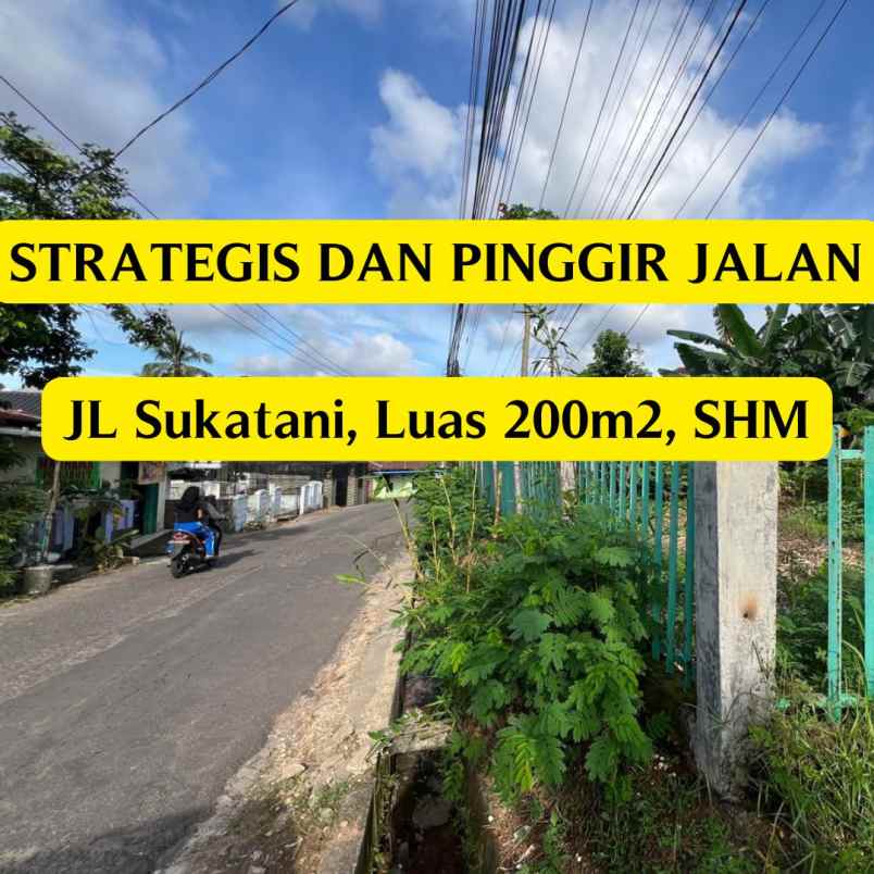 tanah pingir jalan kota