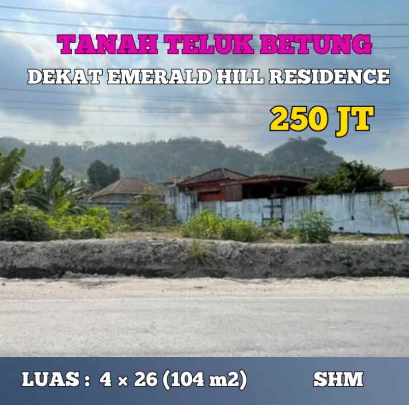 tanah r e martadinata teluk betung murah