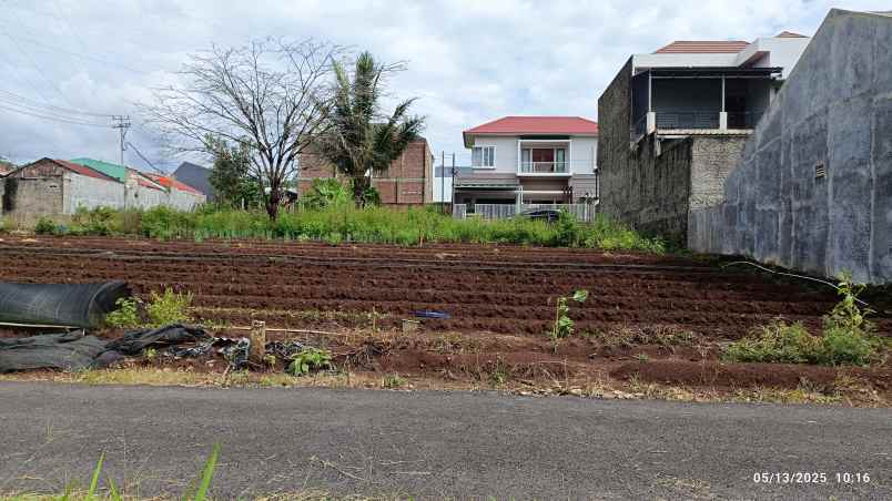 tanah siap bangun di kemiling luas 200m surat shm