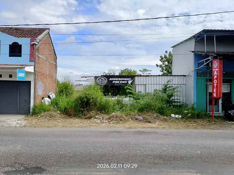 tanah tepi aspal jl bibis di sidoarum godean sleman