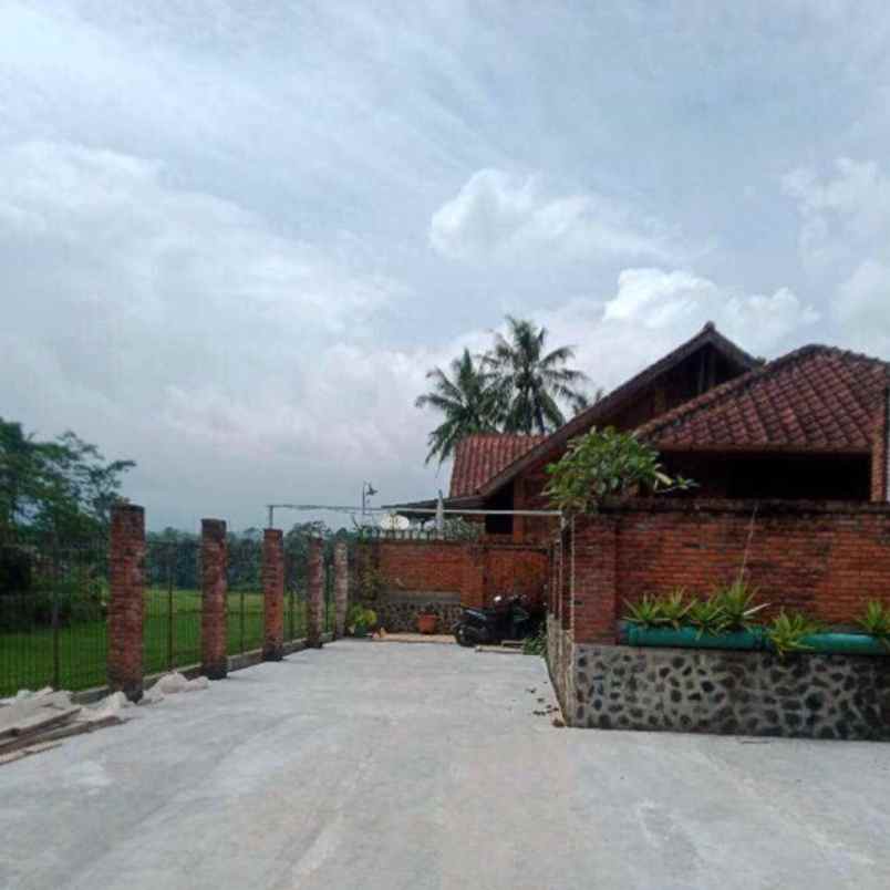 villa rumah liburan asri dengan kolam renang