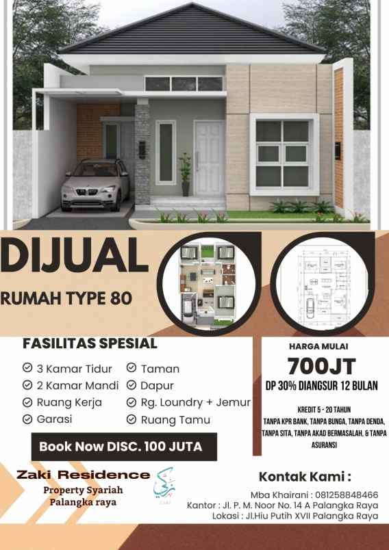 zaki residence palangkaraya jl hiu putih xvii