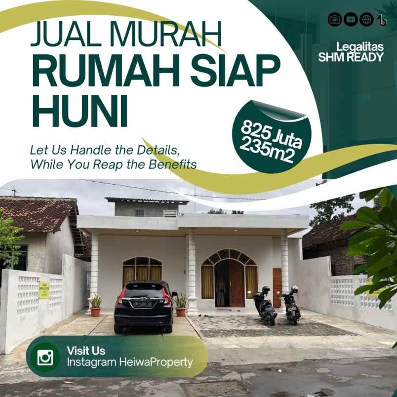 beli tanah gratis rumah di prambanan