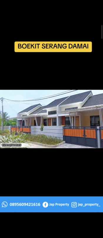 boekit serang damai rumah subsidi dan komersil