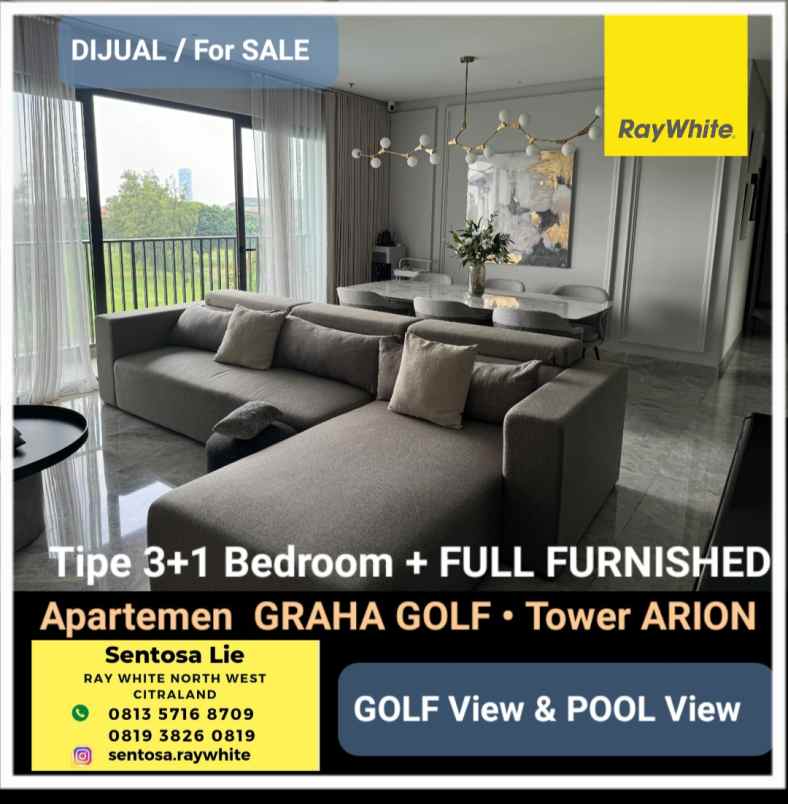 dijual apartemen jalan graha famili