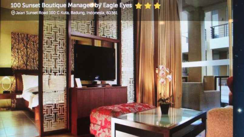 dijual hotel jl sunsetroad