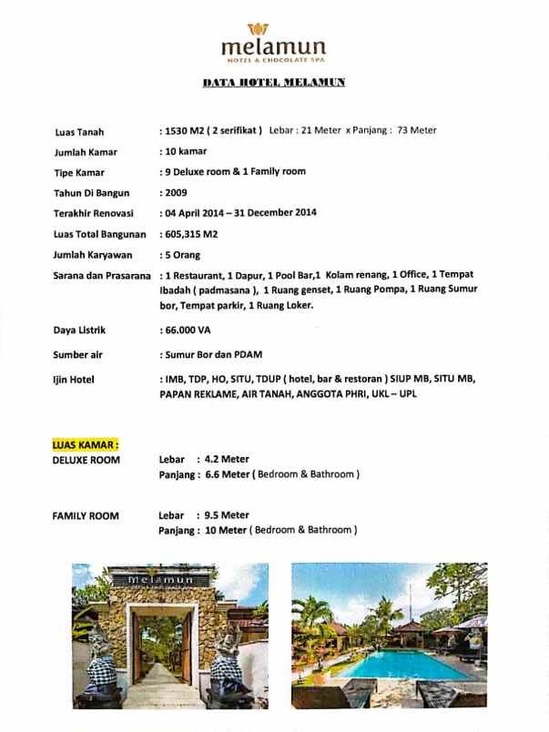 dijual hotel laviana banyiualit